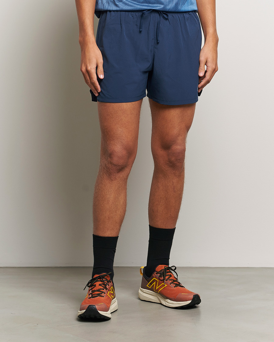 Homme | Shorts | New Balance Running | Athletics 5 Run Shorts Navy