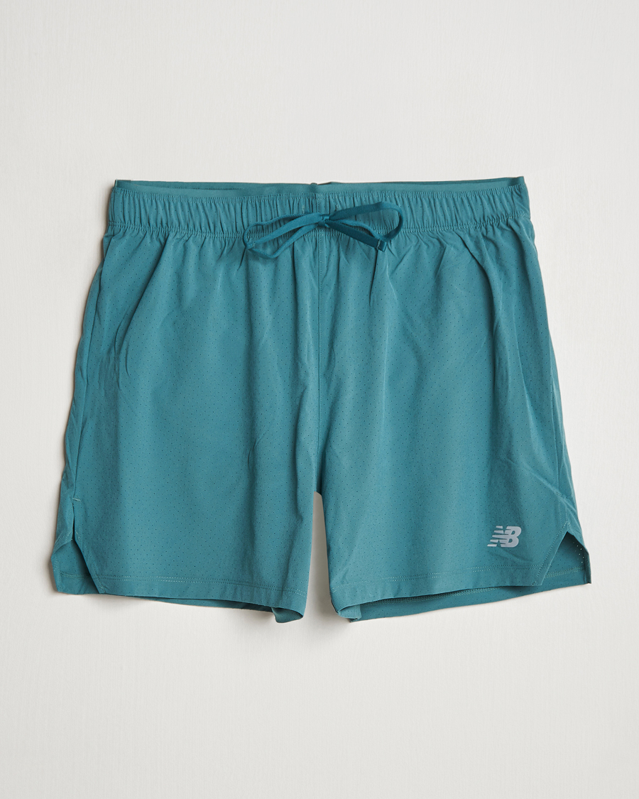 Homme | Shorts | New Balance Running | Athletics 5 Run Shorts New Spruce