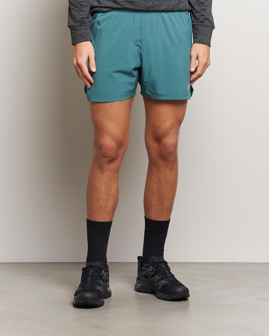 Homme | Shorts | New Balance Running | Athletics 5 Run Shorts New Spruce