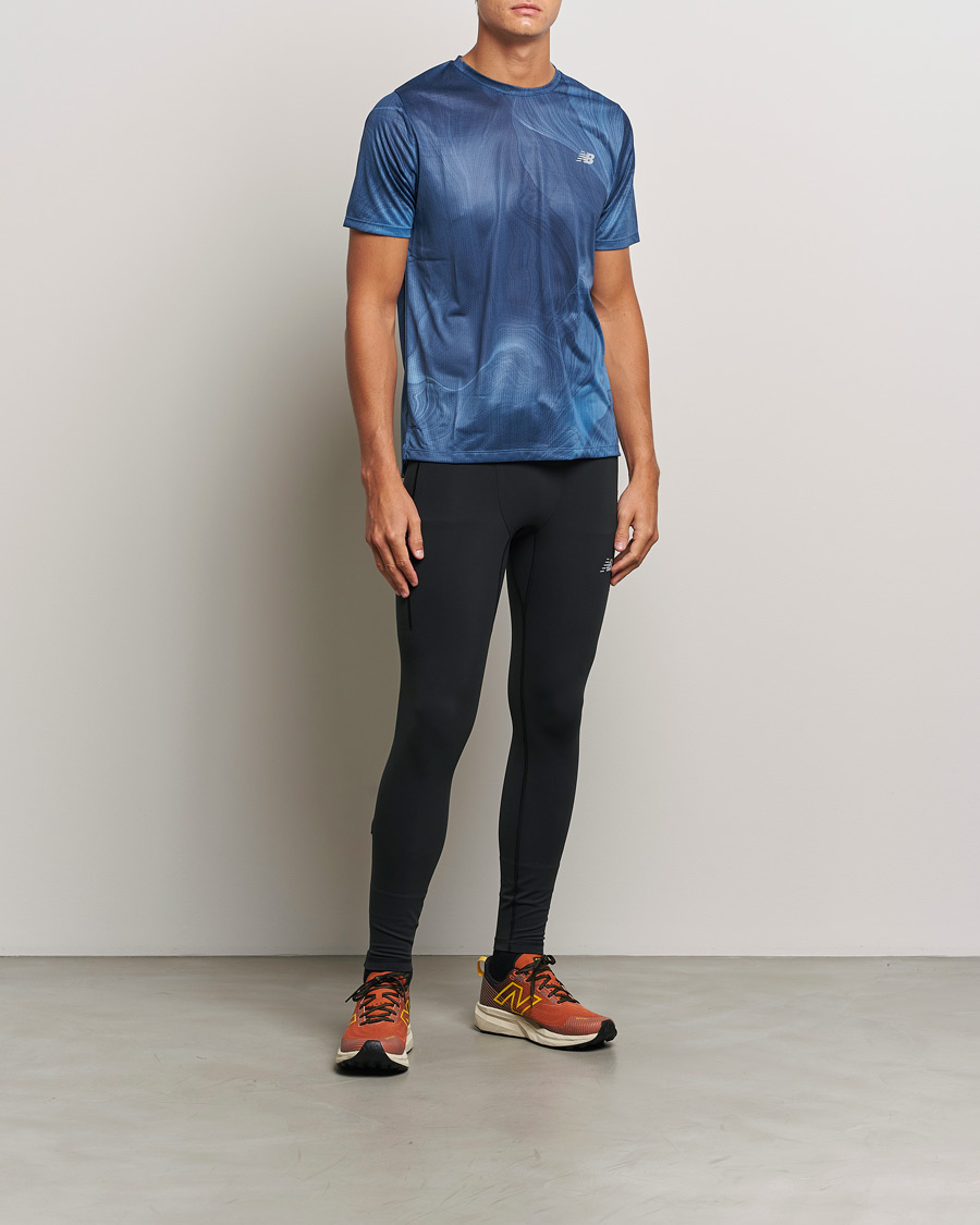 Homme | Pantalons | New Balance Running | Sleek Pocket Tights Black
