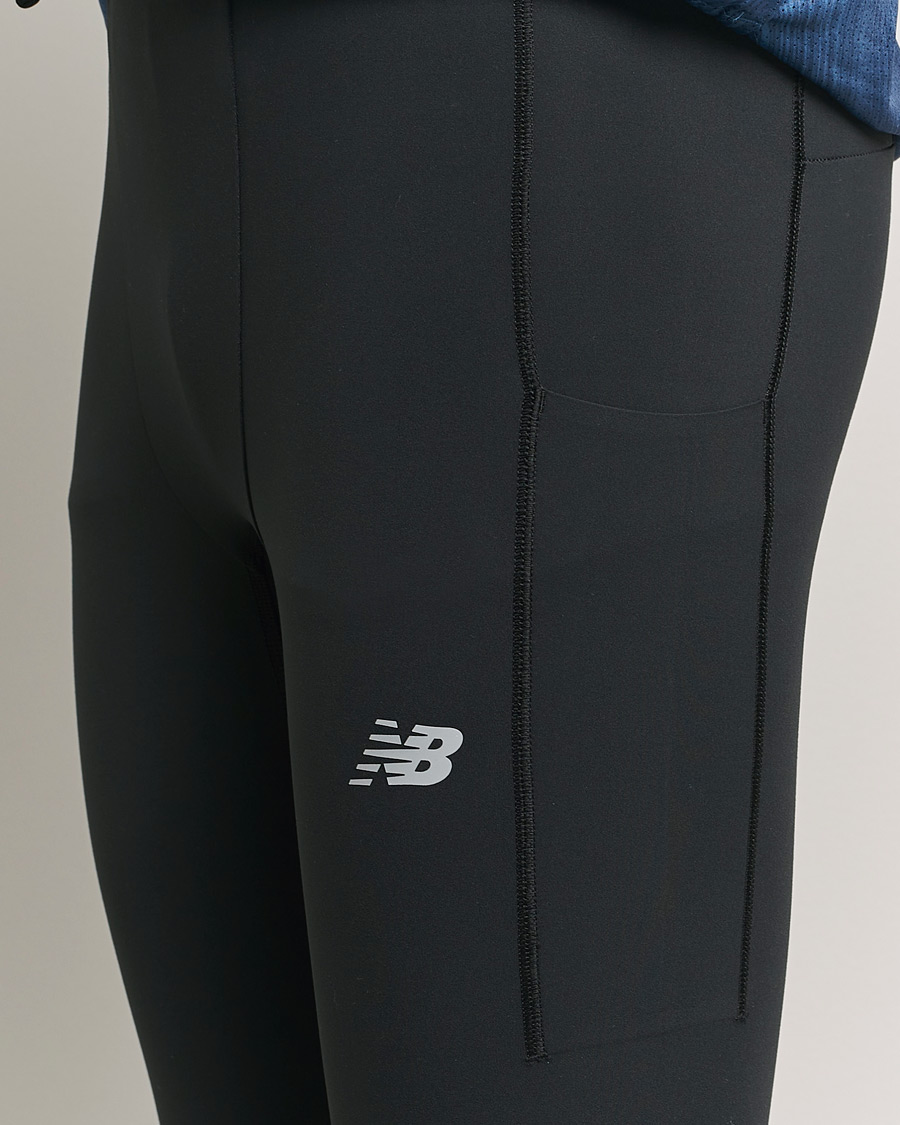 Homme | Pantalons | New Balance Running | Sleek Pocket Tights Black