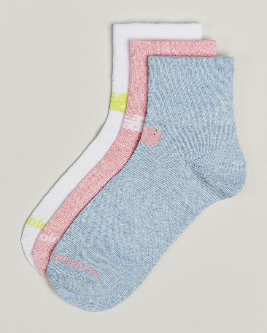 Homme | New Balance Running 3-Pack Performance Cotton Socks Multi | New Balance Running | 3-Pack Performance Cotton Socks Multi