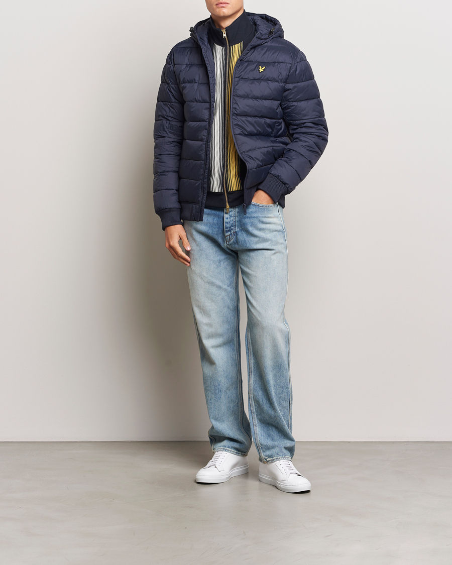 Homme | Manteaux Et Vestes | Lyle & Scott | Wadded Hooded Jacket Dark Navy