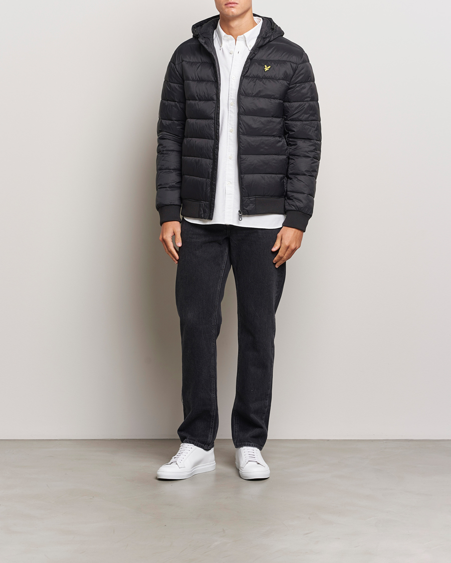 Homme | Manteaux Et Vestes | Lyle & Scott | Wadded Hooded Jacket Jet Black