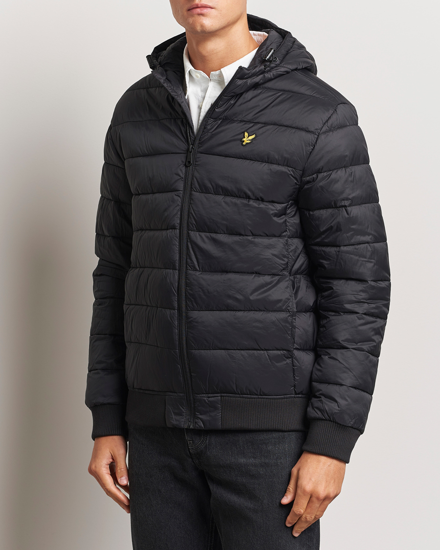 Homme | Manteaux Et Vestes | Lyle & Scott | Wadded Hooded Jacket Jet Black