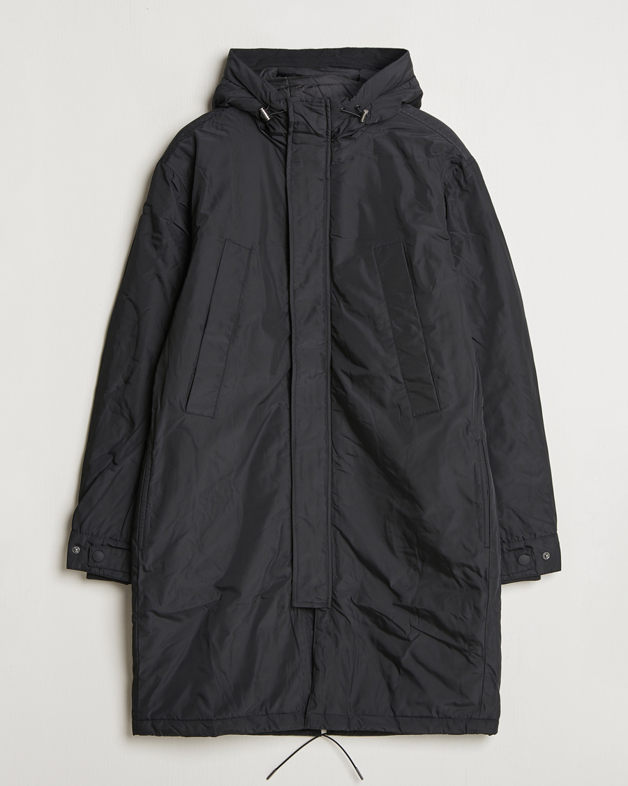 Homme | Manteaux Et Vestes | Lyle & Scott | Longline Parka Jet Black