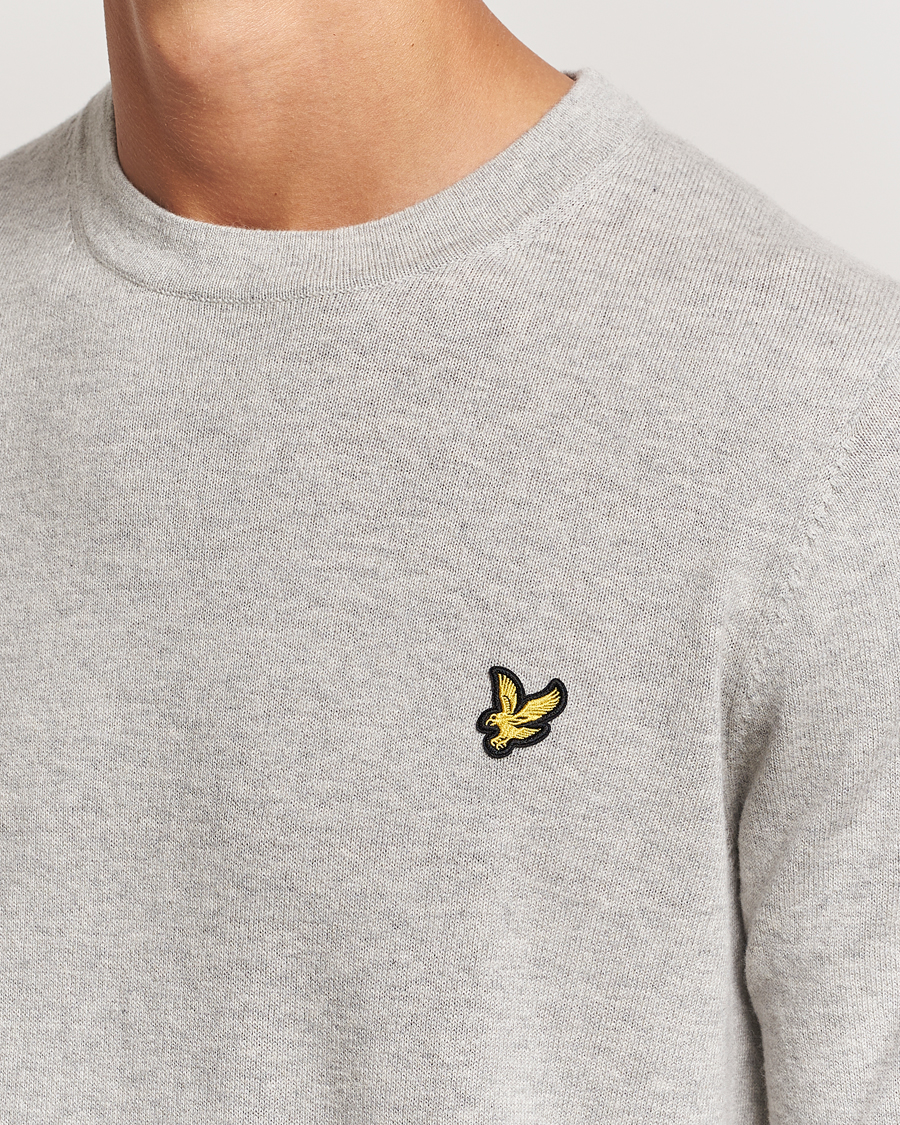 Homme | Pulls Et Tricots | Lyle & Scott | Cotton/Merino Crew Neck Jumper Light Grey Marl