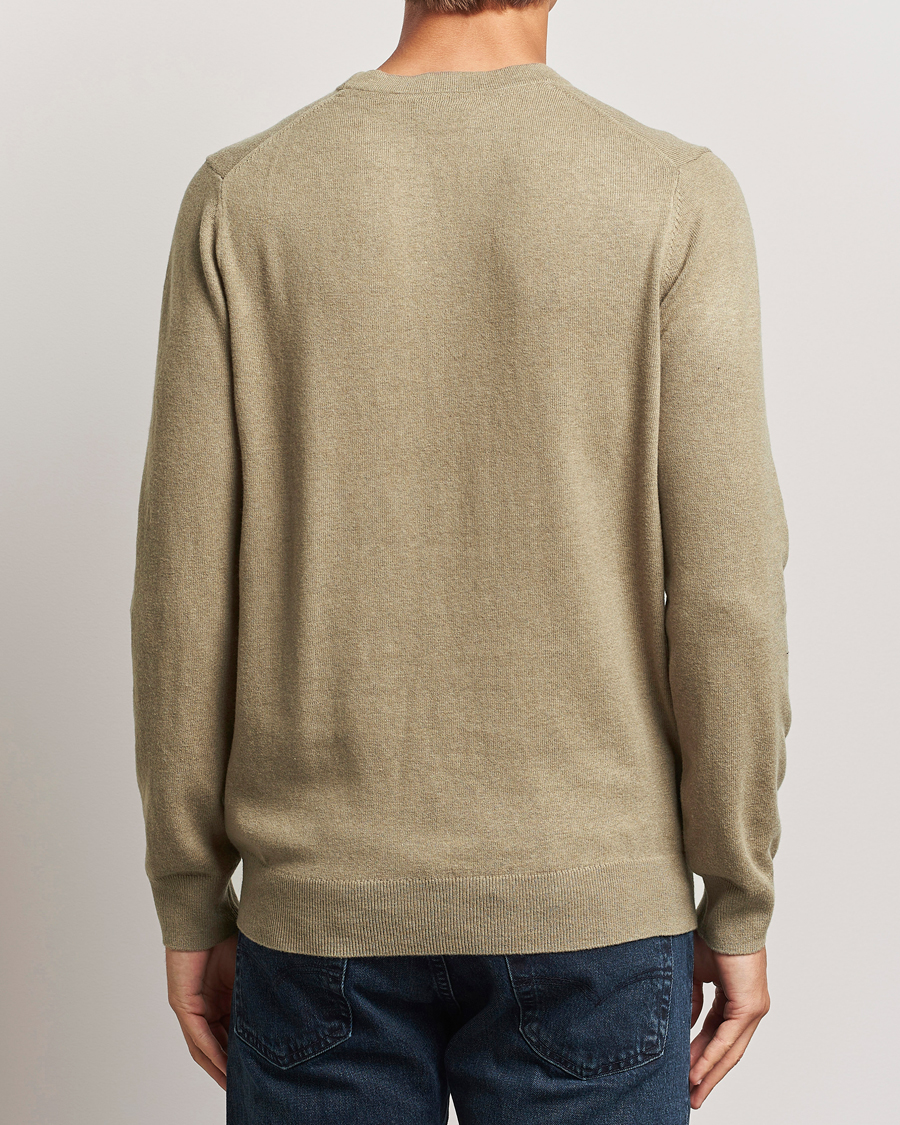 Homme | Pulls Et Tricots | Lyle & Scott | Cotton/Merino Crew Neck Jumper Sage Uniform