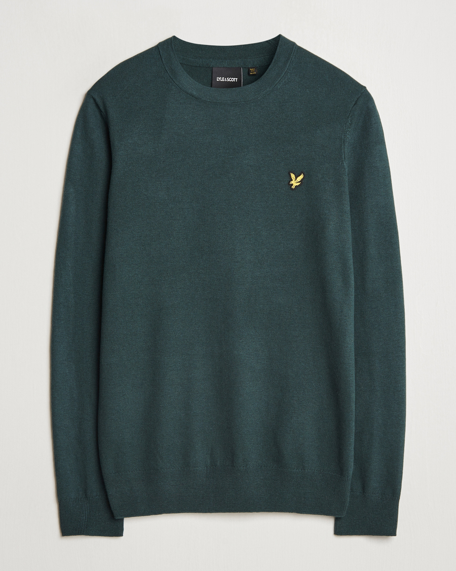 Homme | Pulls Et Tricots | Lyle & Scott | Cotton/Merino Crew Neck Jumper Argyle Teal