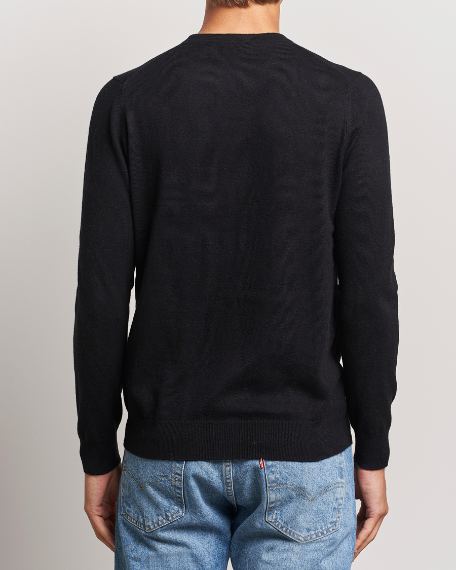 Homme | Pulls Et Tricots | Lyle & Scott | Cotton/Merino Crew Neck Jumper Jet Black