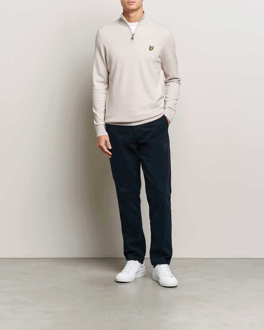 Homme | Pulls Et Tricots | Lyle & Scott | Cotton/Merino Half Zip Cove