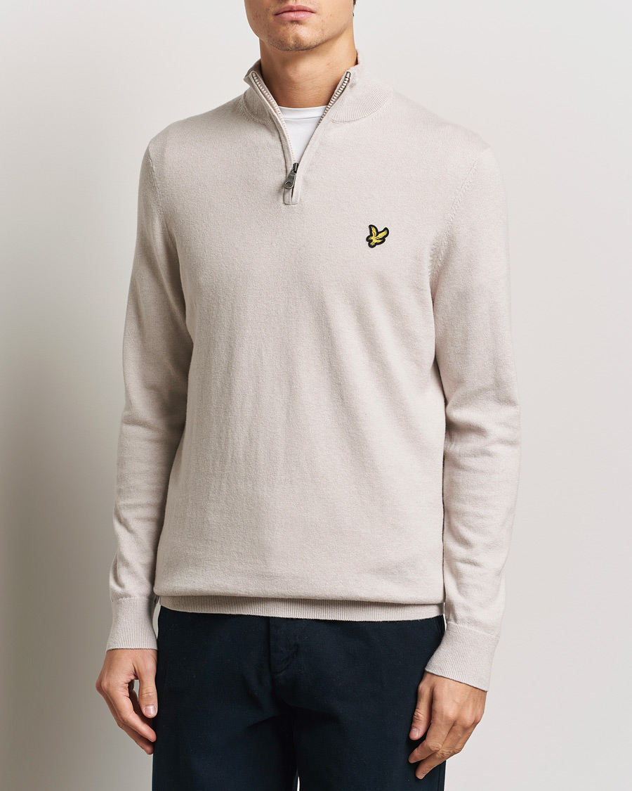 Homme | Pulls Et Tricots | Lyle & Scott | Cotton/Merino Half Zip Cove