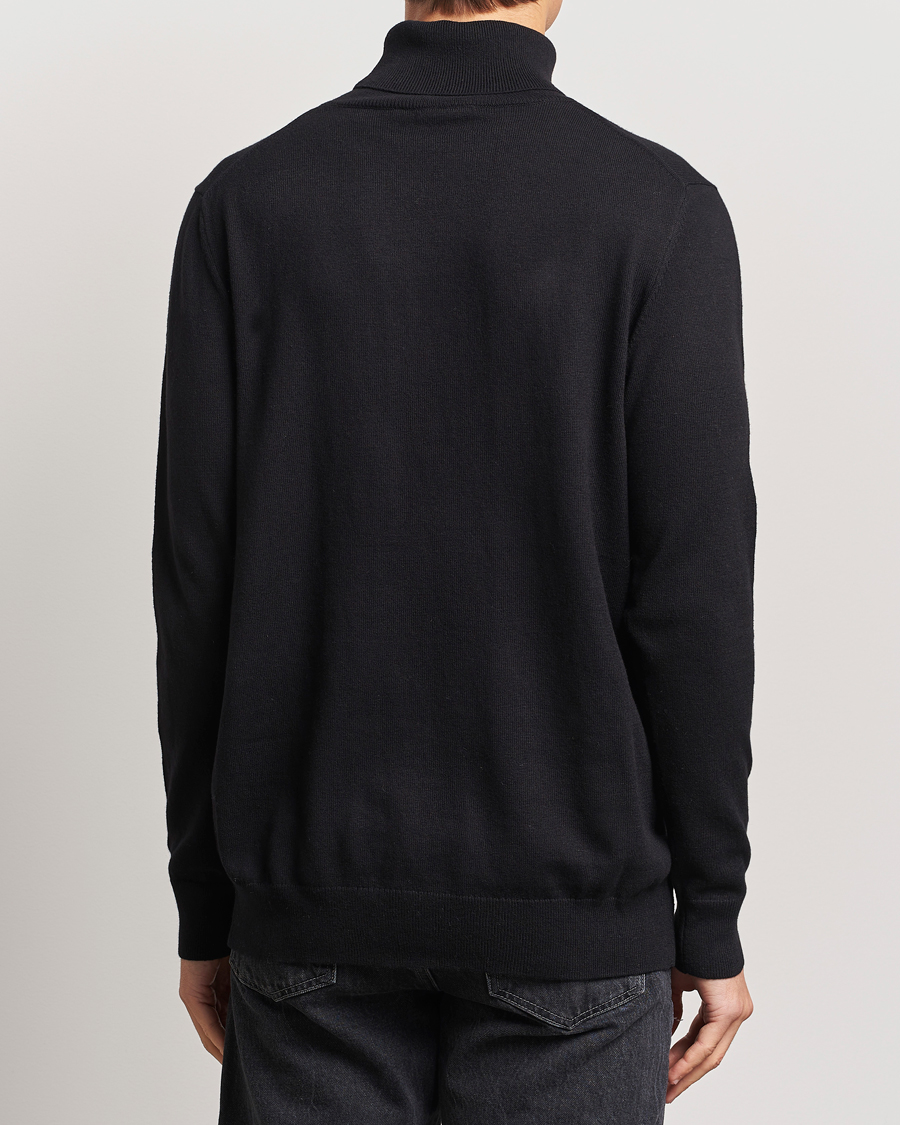 Homme | Pulls Et Tricots | Lyle & Scott | Cotton/Merino Turtleneck Jet Black