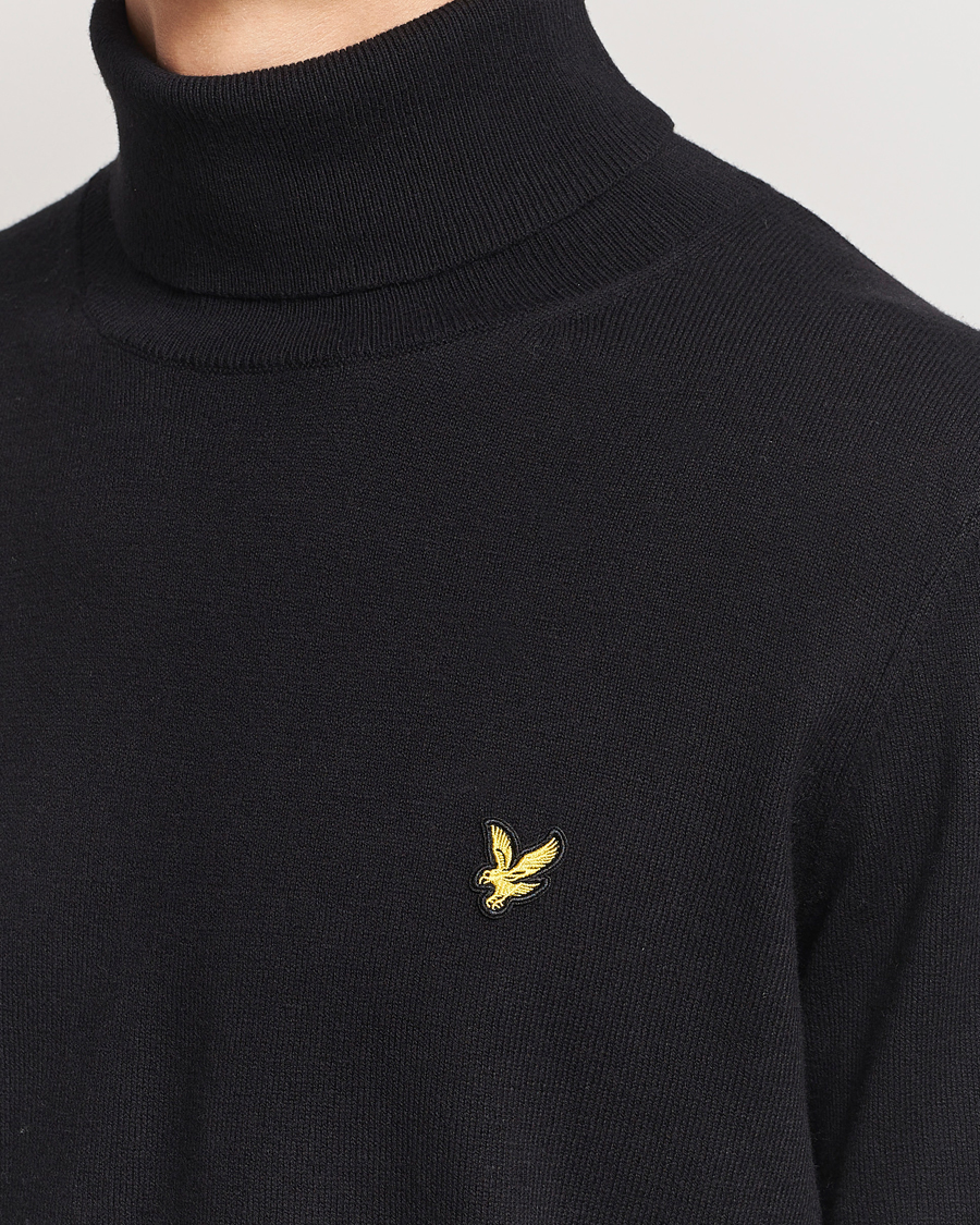 Homme | Pulls Et Tricots | Lyle & Scott | Cotton/Merino Turtleneck Jet Black
