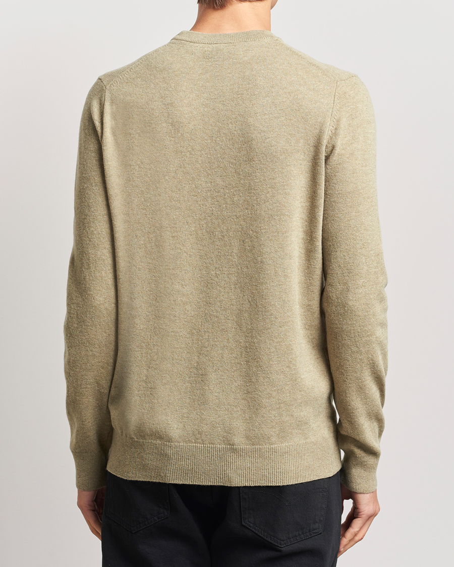 Homme | Pulls Et Tricots | Lyle & Scott | Lambswool Crew Neck Pullover Sage Uniform Marl