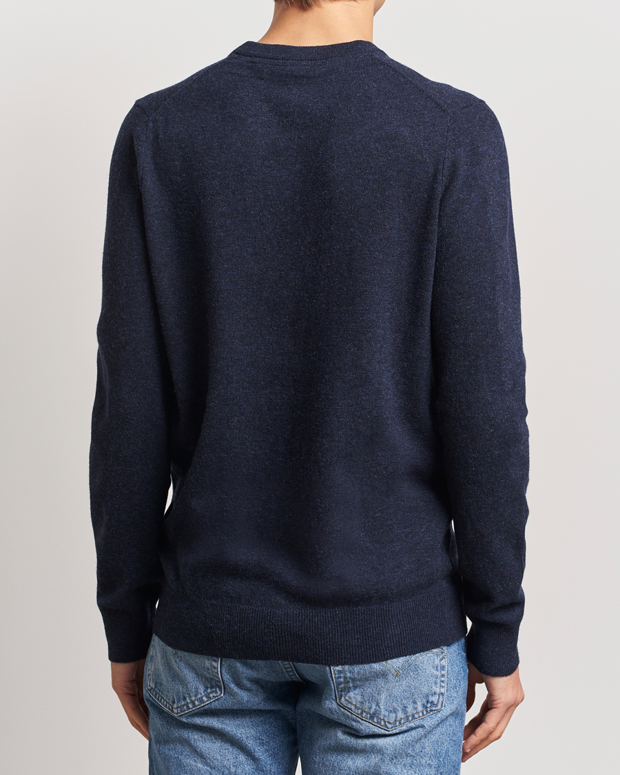 Homme | Pulls Et Tricots | Lyle & Scott | Lambswool Crew Neck Pullover Dark Navy Marl