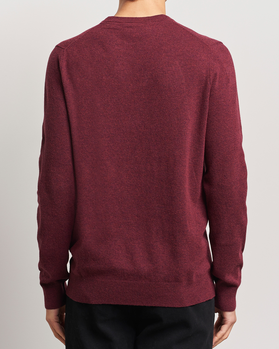 Homme | Pulls Et Tricots | Lyle & Scott | Lambswool Crew Neck Pullover Burgundy Marl