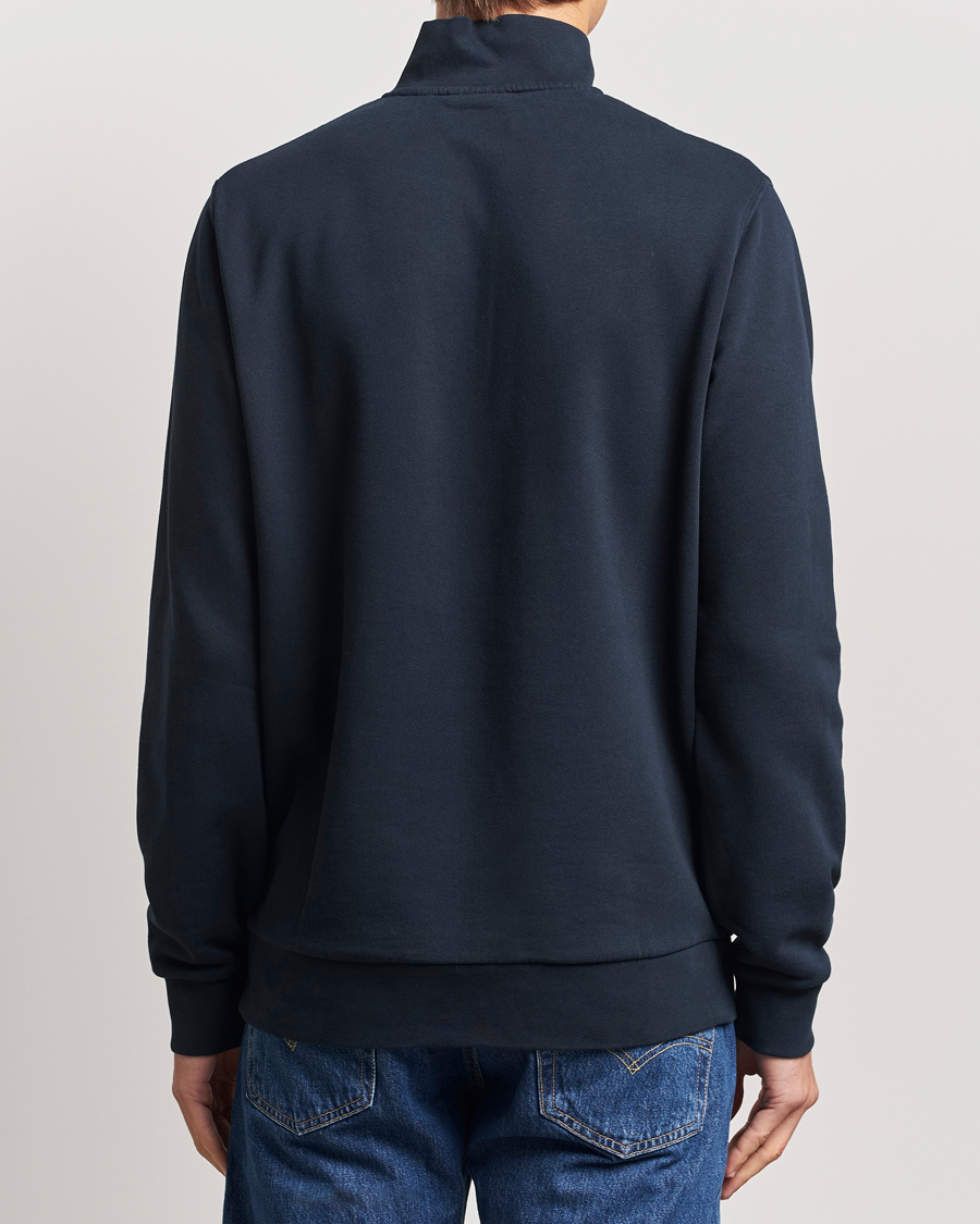 Homme | Pulls Et Tricots | Lyle & Scott | Loopback Half Zip Sweater Dark Navy