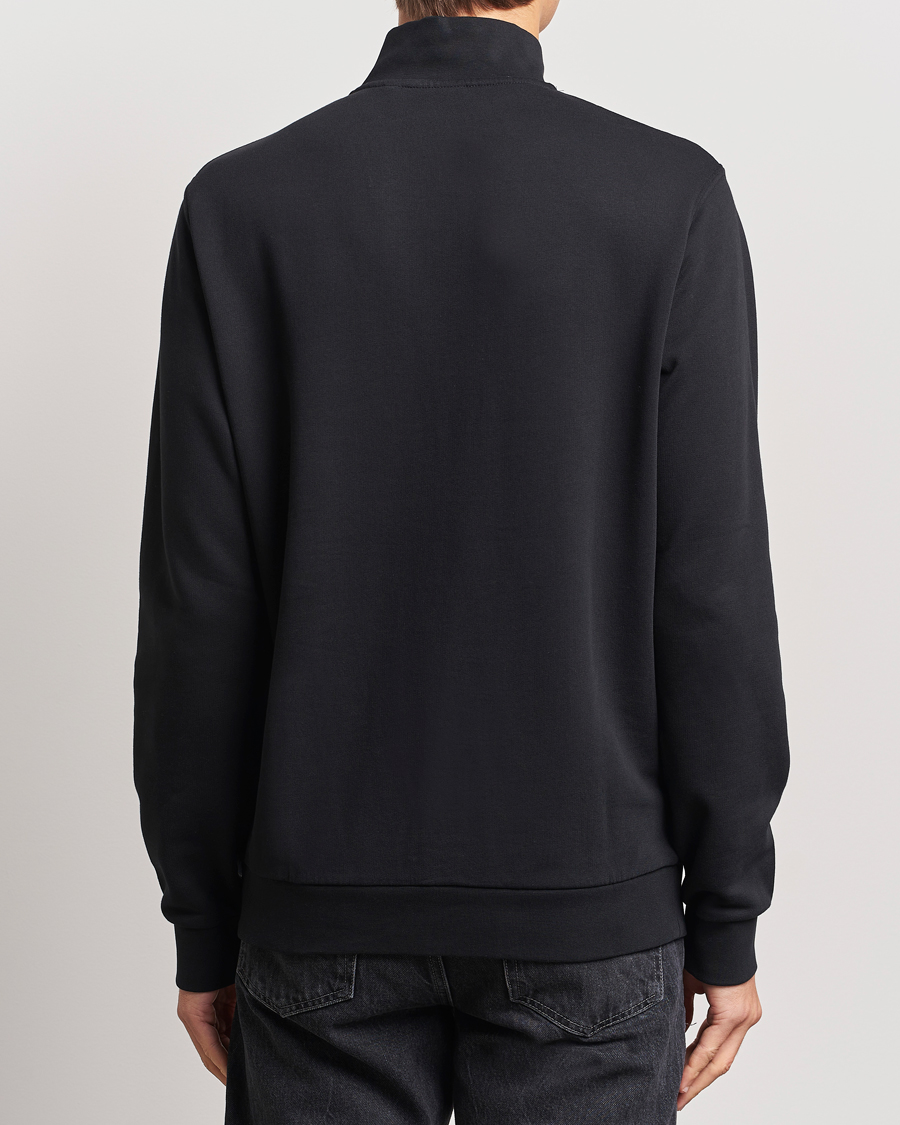 Homme | Pulls Et Tricots | Lyle & Scott | Loopback Half Zip Sweater Jet Black