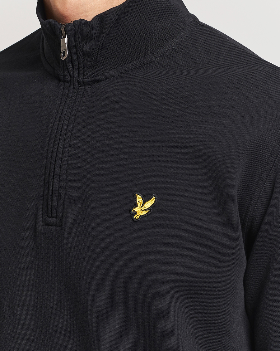 Homme | Pulls Et Tricots | Lyle & Scott | Loopback Half Zip Sweater Jet Black