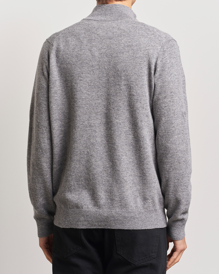 Homme | Pulls Et Tricots | Lyle & Scott | Lambswool Full Zip Mid Grey Marl