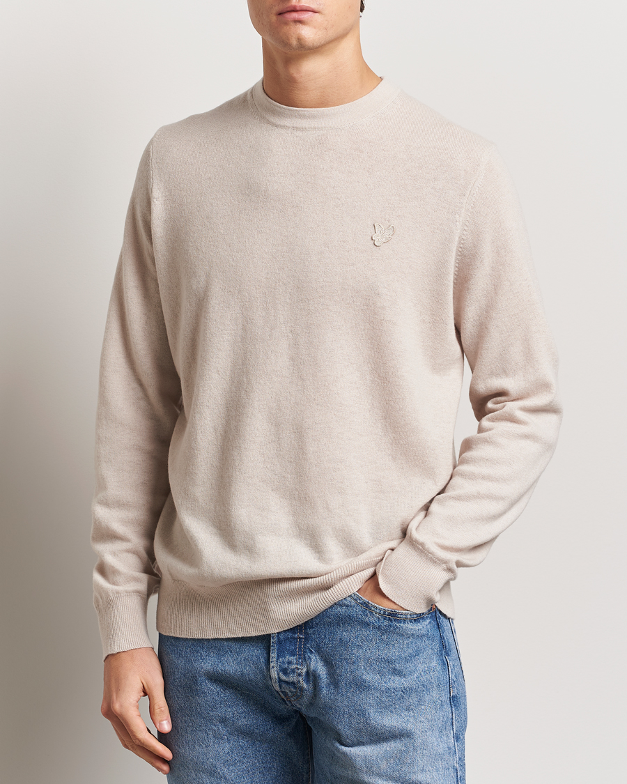 Homme | Pulls Et Tricots | Lyle & Scott | Tonal Eagle Lambswool Crew Neck Cove
