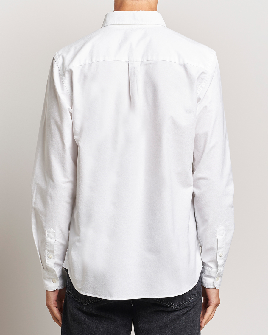 Homme | Chemises | Lyle & Scott | Tonal Eagle Plain Oxford Shirt White