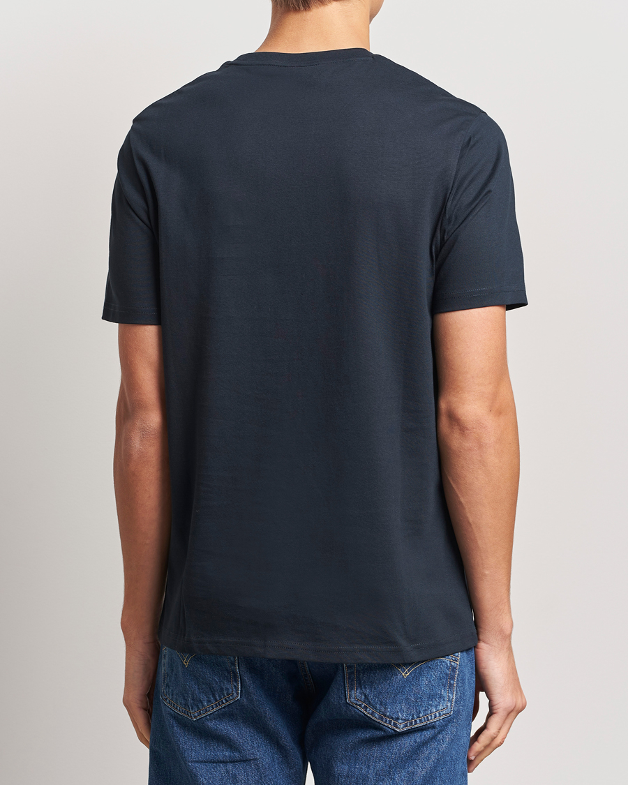 Homme | T-shirts | Lyle & Scott | Tonal Eagle Crew Neck T-Shirt Dark Navy