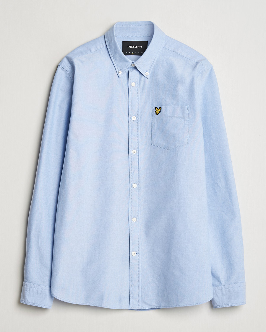 Homme | Chemises | Lyle & Scott | Lightweight Oxford Shirt Riviera Blue