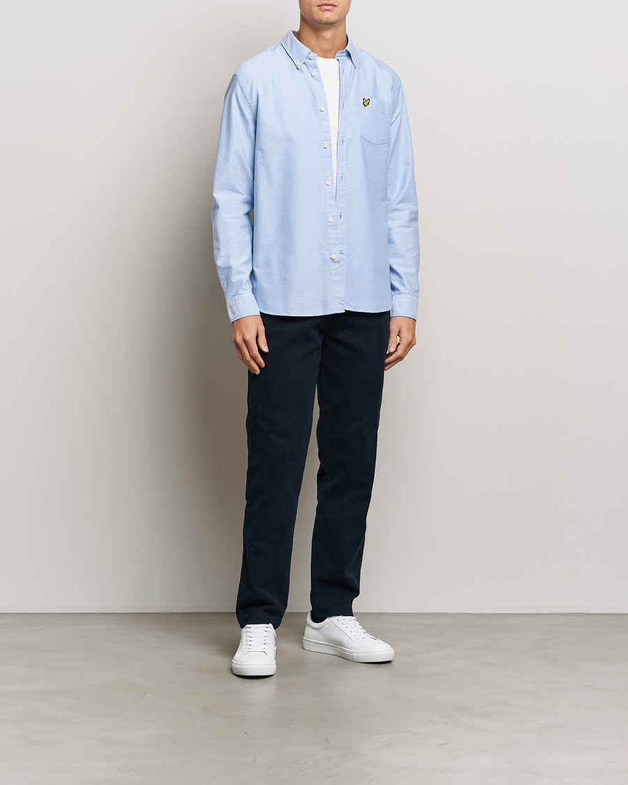 Homme | Chemises | Lyle & Scott | Lightweight Oxford Shirt Riviera Blue