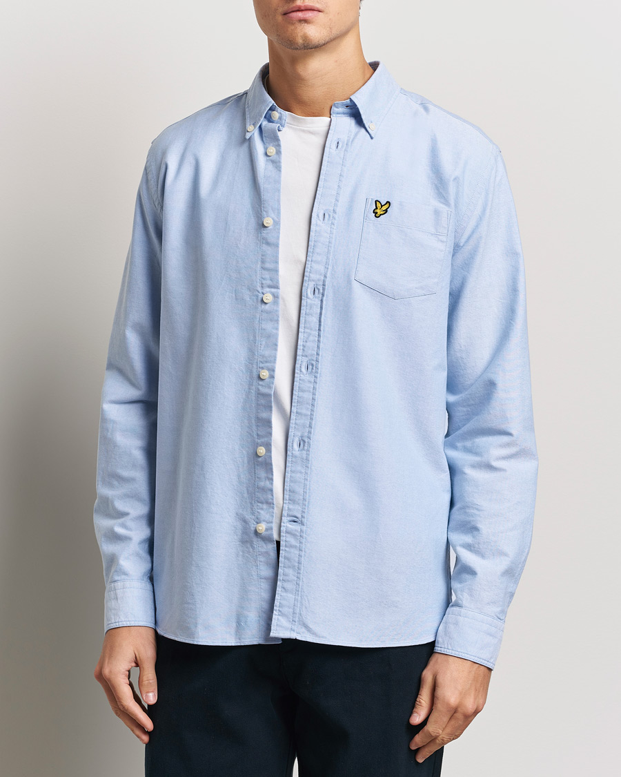 Homme | Chemises | Lyle & Scott | Lightweight Oxford Shirt Riviera Blue