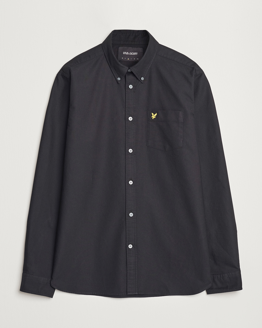Homme | Chemises | Lyle & Scott | Lightweight Oxford Shirt Jet Black