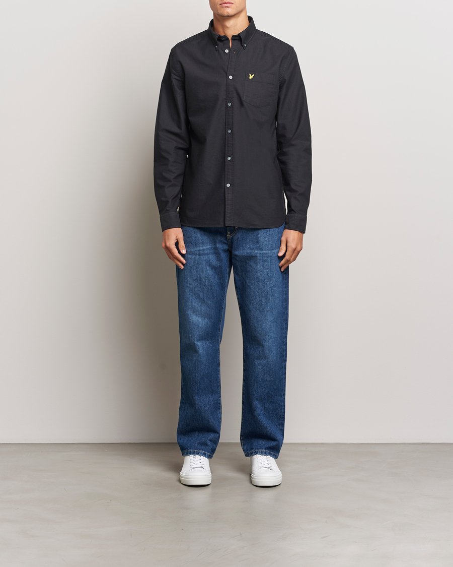 Homme | Chemises | Lyle & Scott | Lightweight Oxford Shirt Jet Black