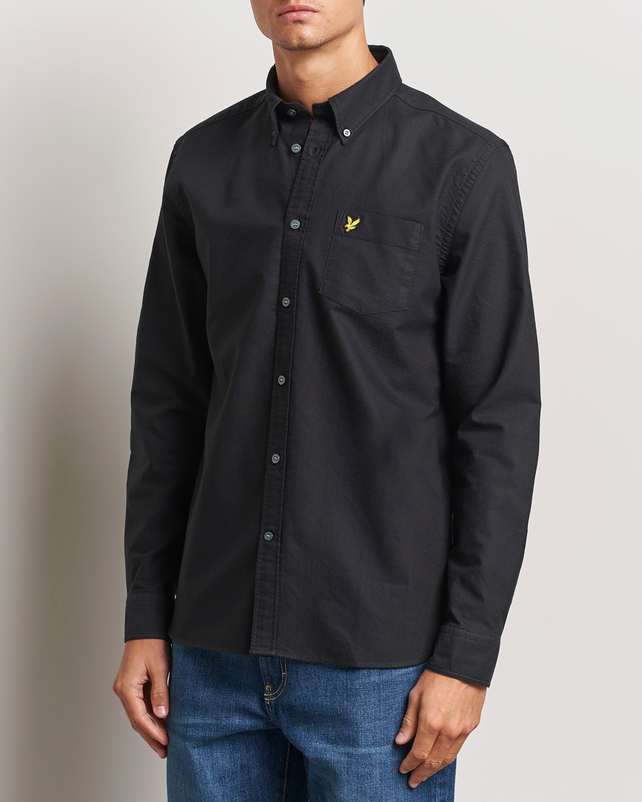 Homme | Chemises | Lyle & Scott | Lightweight Oxford Shirt Jet Black
