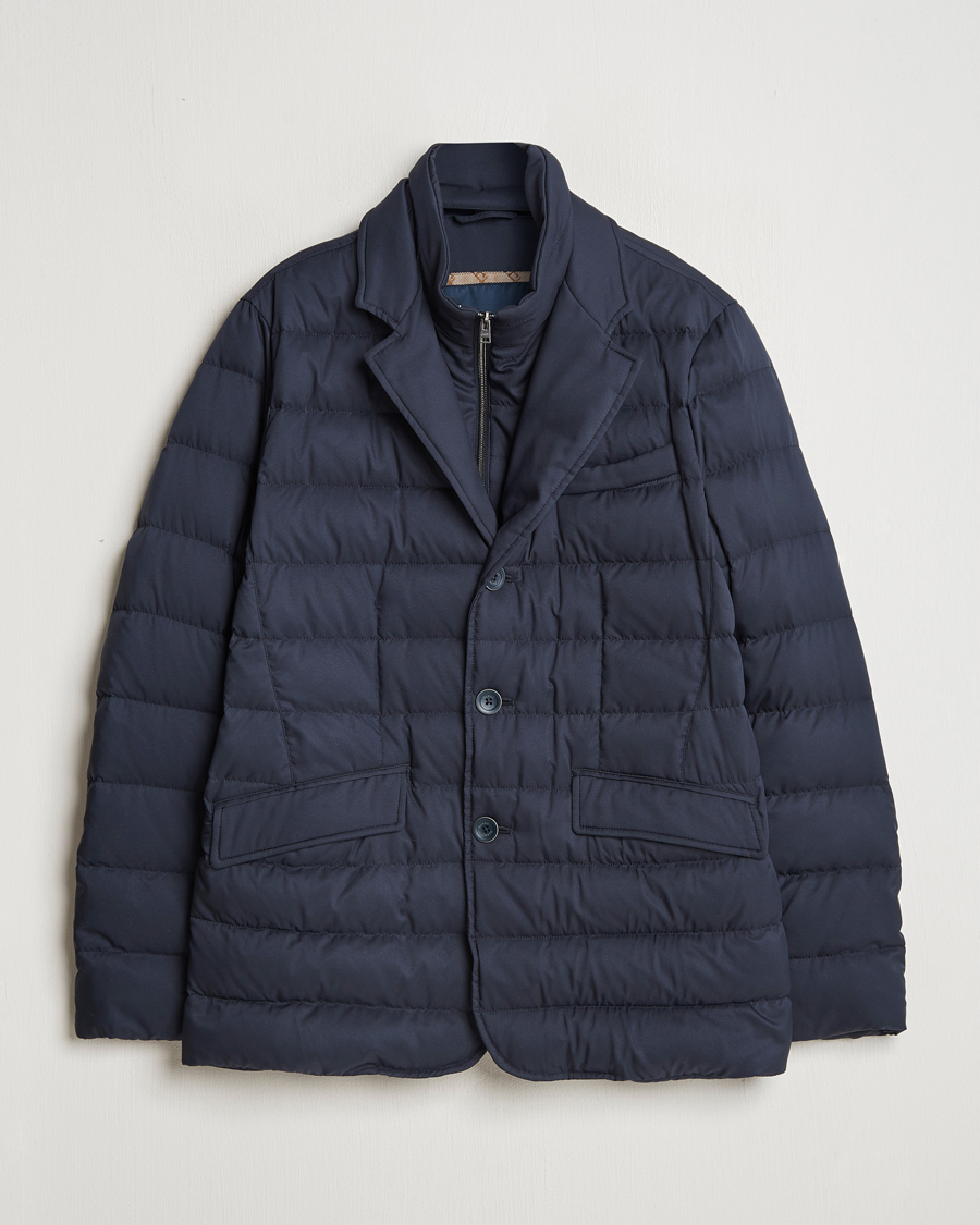 Homme | Manteaux Et Vestes | Herno | Nylon Down Blazer Navy