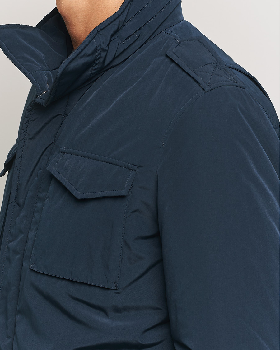 Homme | Manteaux Et Vestes | Herno | Soft Nylon Field Jacket Navy