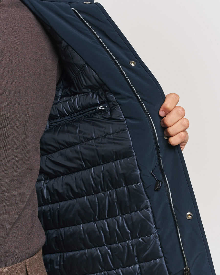 Homme | Manteaux Et Vestes | Herno | Soft Nylon Field Jacket Navy