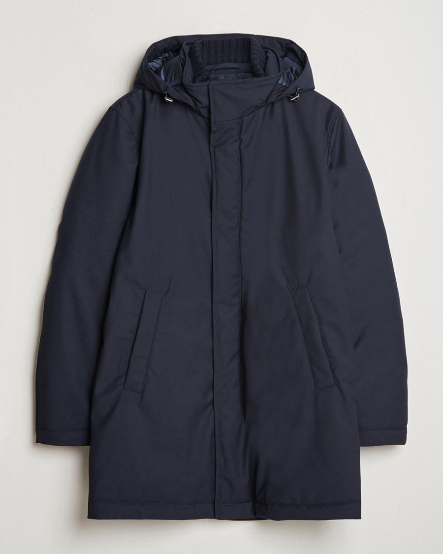 Homme | Manteaux Et Vestes | Herno | Waterproof Coat Navy