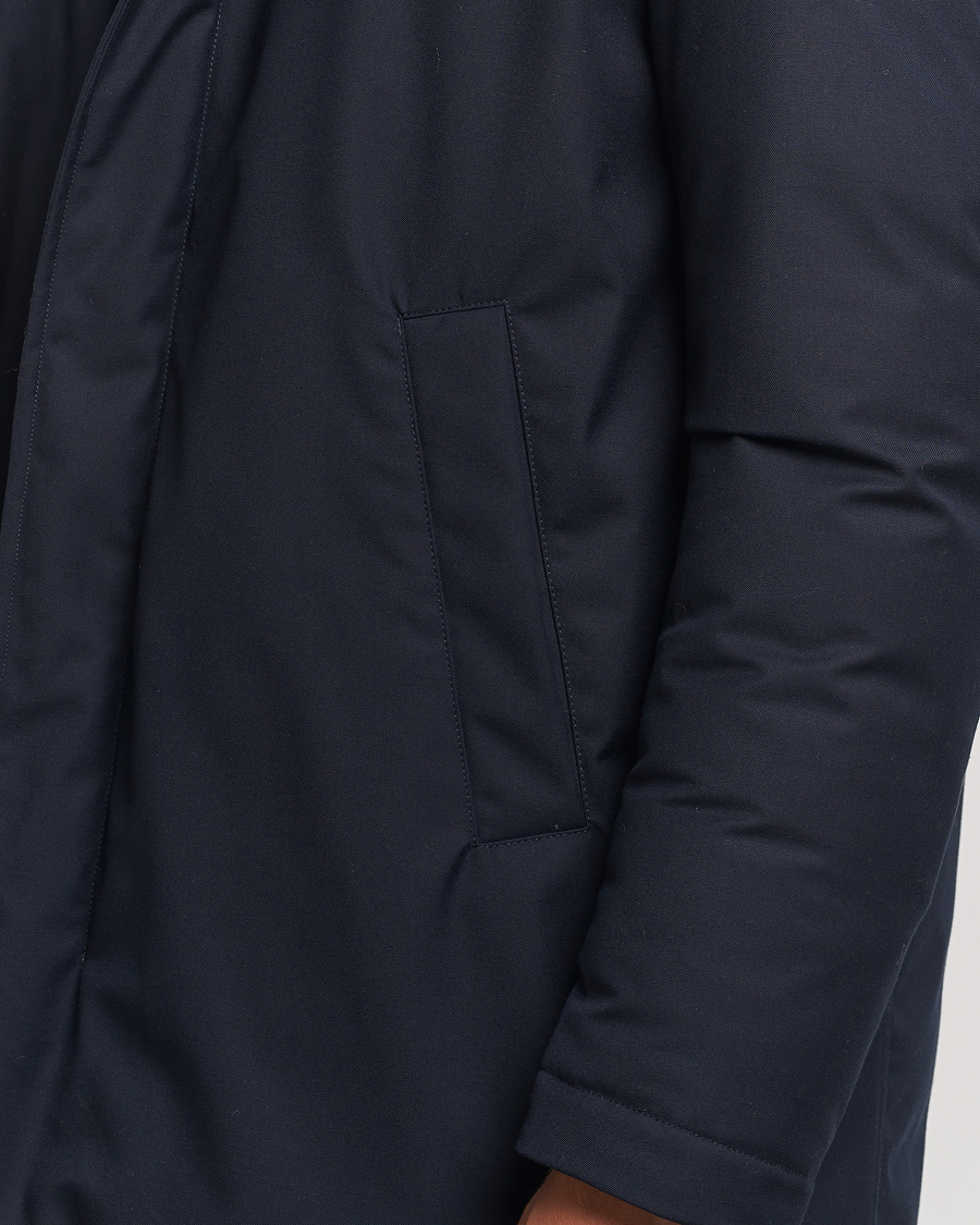 Homme | Manteaux Et Vestes | Herno | Waterproof Coat Navy