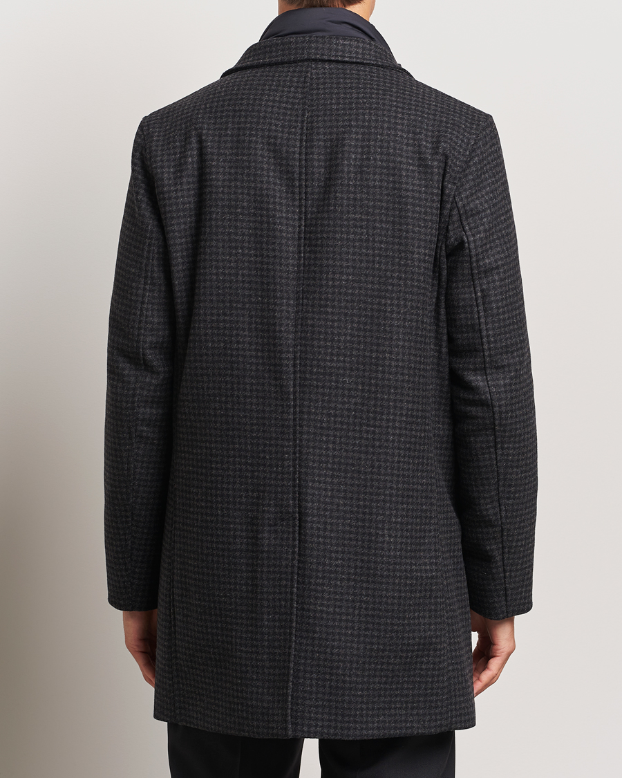 Homme | Manteaux Et Vestes | Herno | Wool Zip Coat Charcoal
