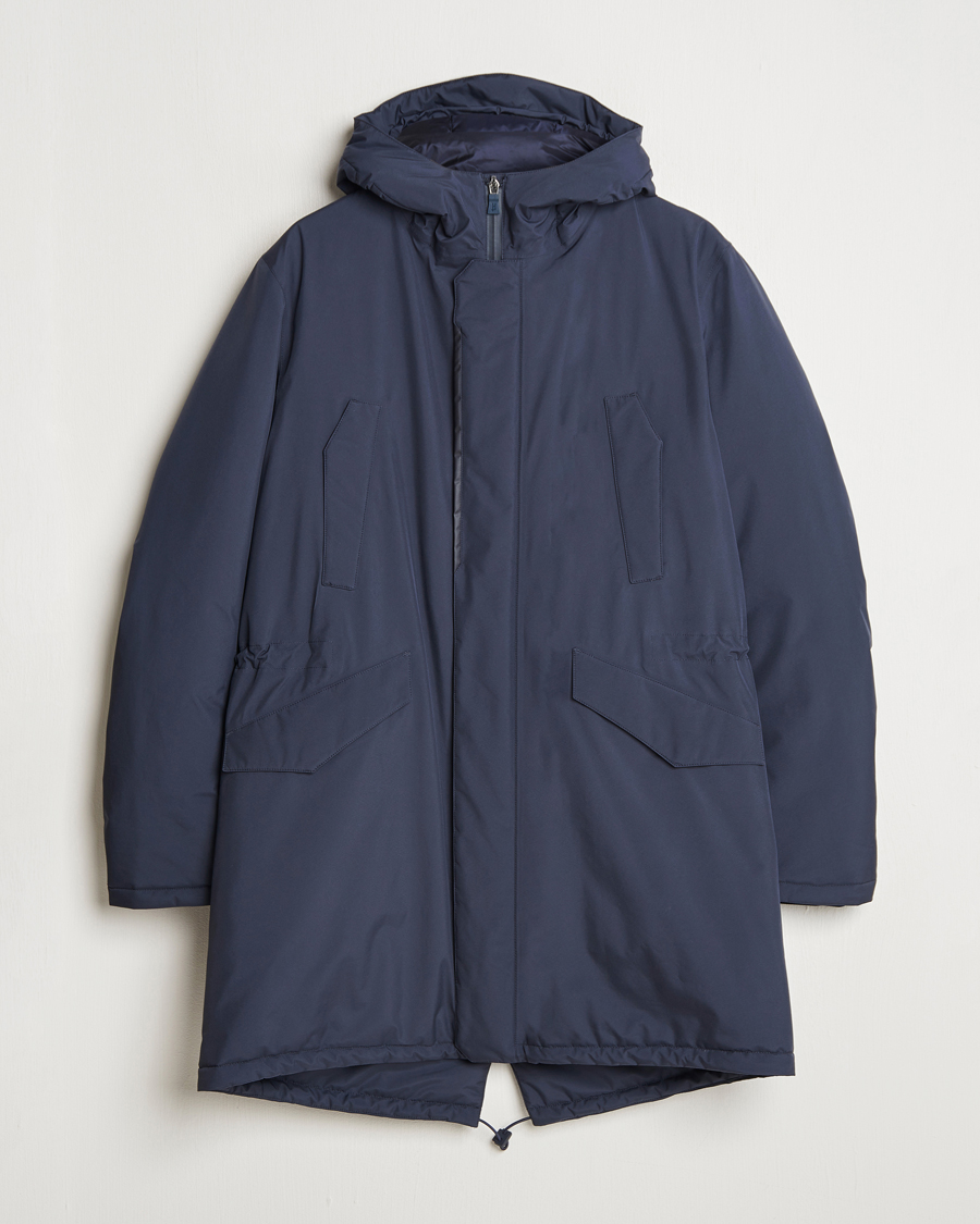 Homme | Manteaux Et Vestes | Herno | Laminar Fishtail Parka Navy