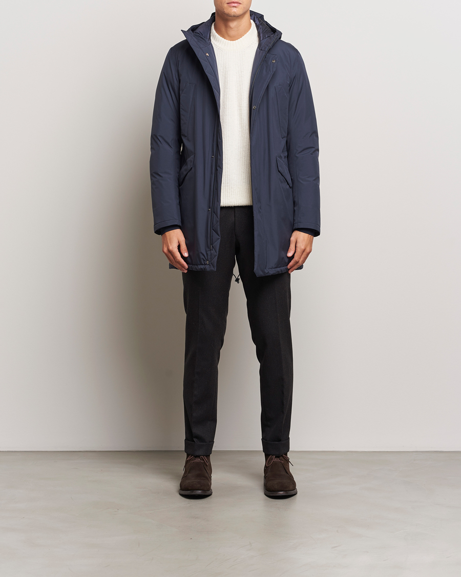 Homme | Manteaux Et Vestes | Herno | Laminar Fishtail Parka Navy