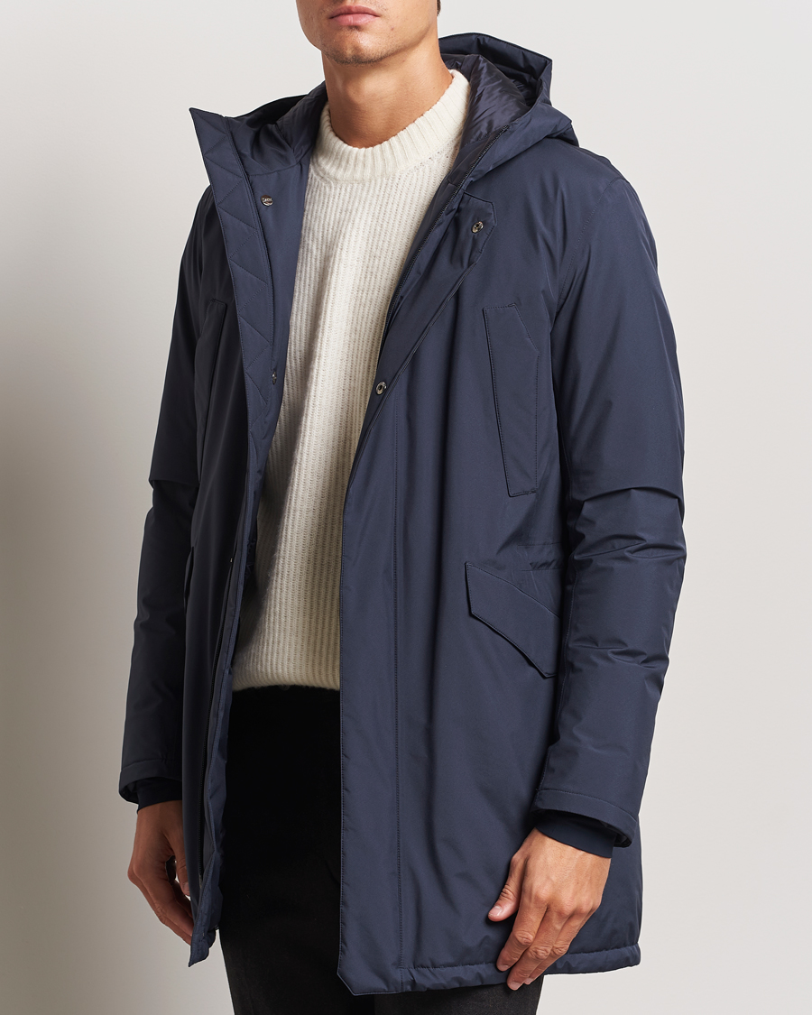 Homme | Manteaux Et Vestes | Herno | Laminar Fishtail Parka Navy