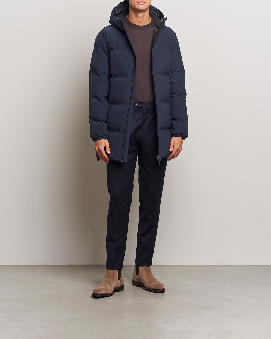 Homme | Manteaux Et Vestes | Herno | Laminar Stretch Down Parka Navy
