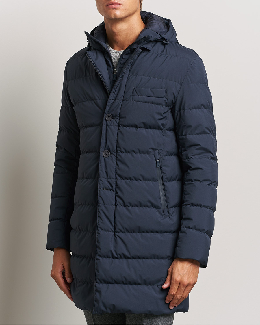 Homme | Manteaux Et Vestes | Herno | Laminar Down Coat Navy
