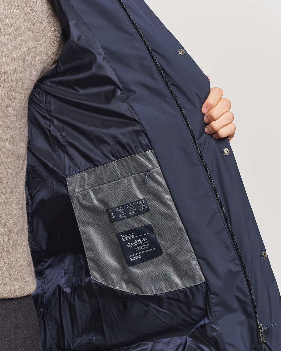 Homme | Manteaux Et Vestes | Herno | Laminar Down Parka Navy