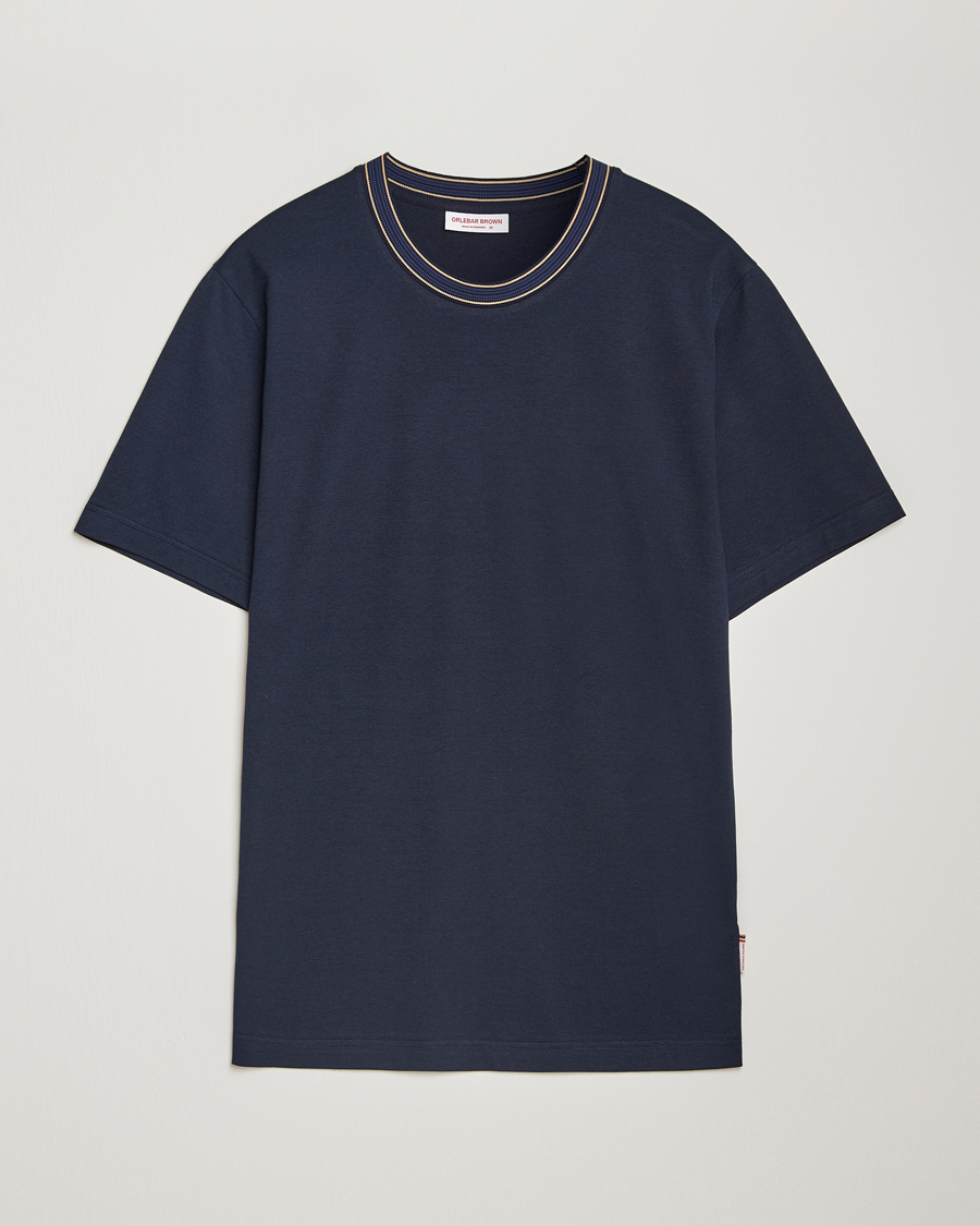 Homme | T-shirts | Orlebar Brown | OB Standard Ribbon Tipping T-Shirt Night Iris