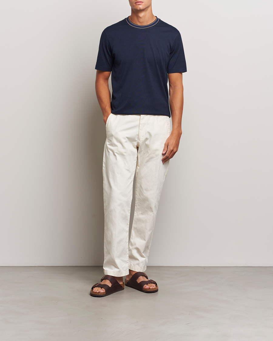 Homme | T-shirts | Orlebar Brown | OB Standard Ribbon Tipping T-Shirt Night Iris