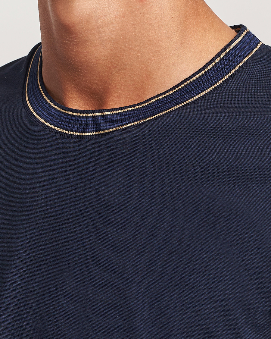 Homme | T-shirts | Orlebar Brown | OB Standard Ribbon Tipping T-Shirt Night Iris