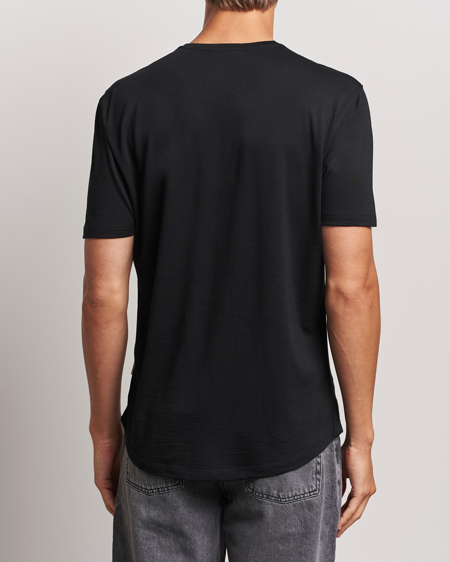 Homme | T-shirts | Orlebar Brown | OB Lux Merino T-Shirt Black